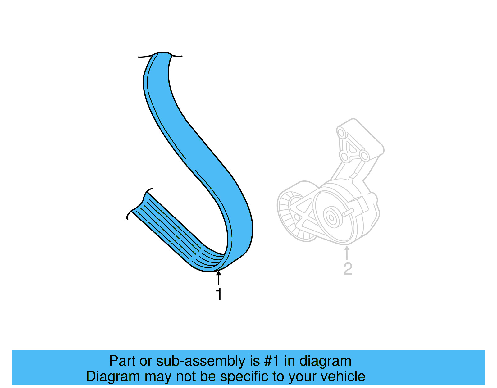 Serpentine Belt 06G-260-849 - View 10