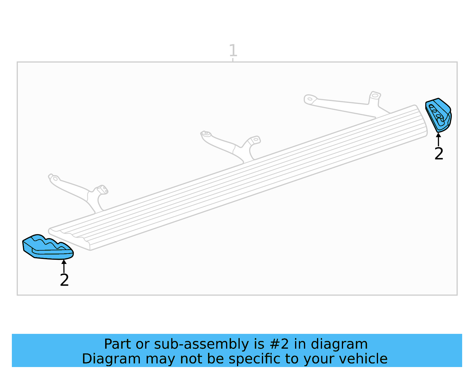 Side Step End Caps 2GA-071-980 - View 6
