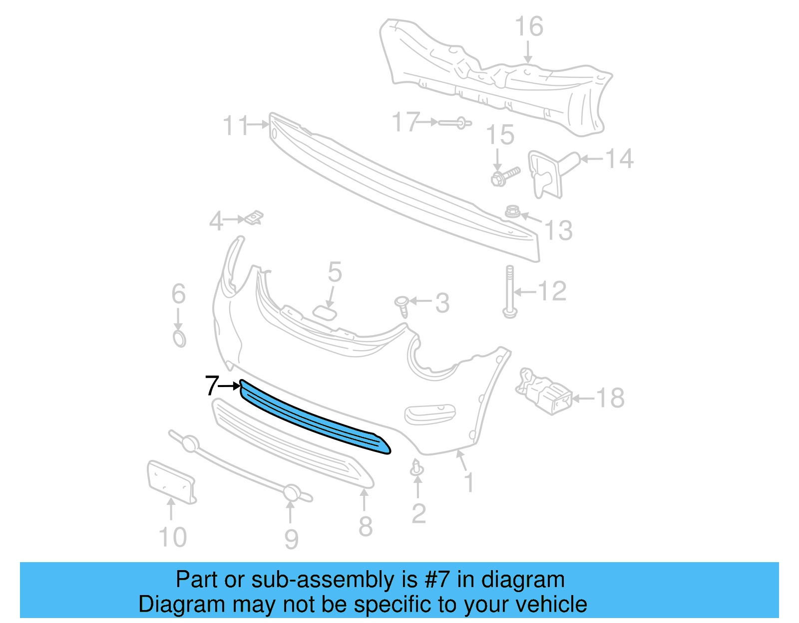 Lower Grille 1C0-807-681-E-01C - View 11