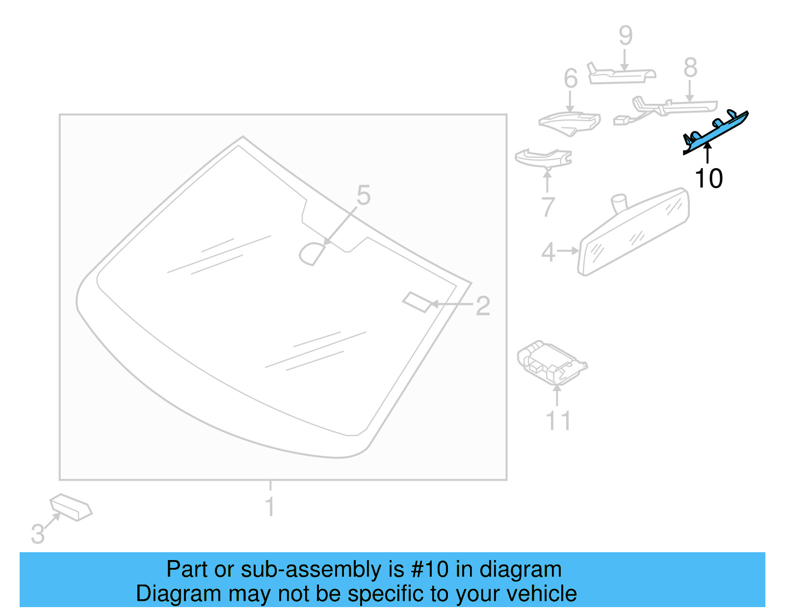 Trim 3C8-857-304-9B9 - View 5