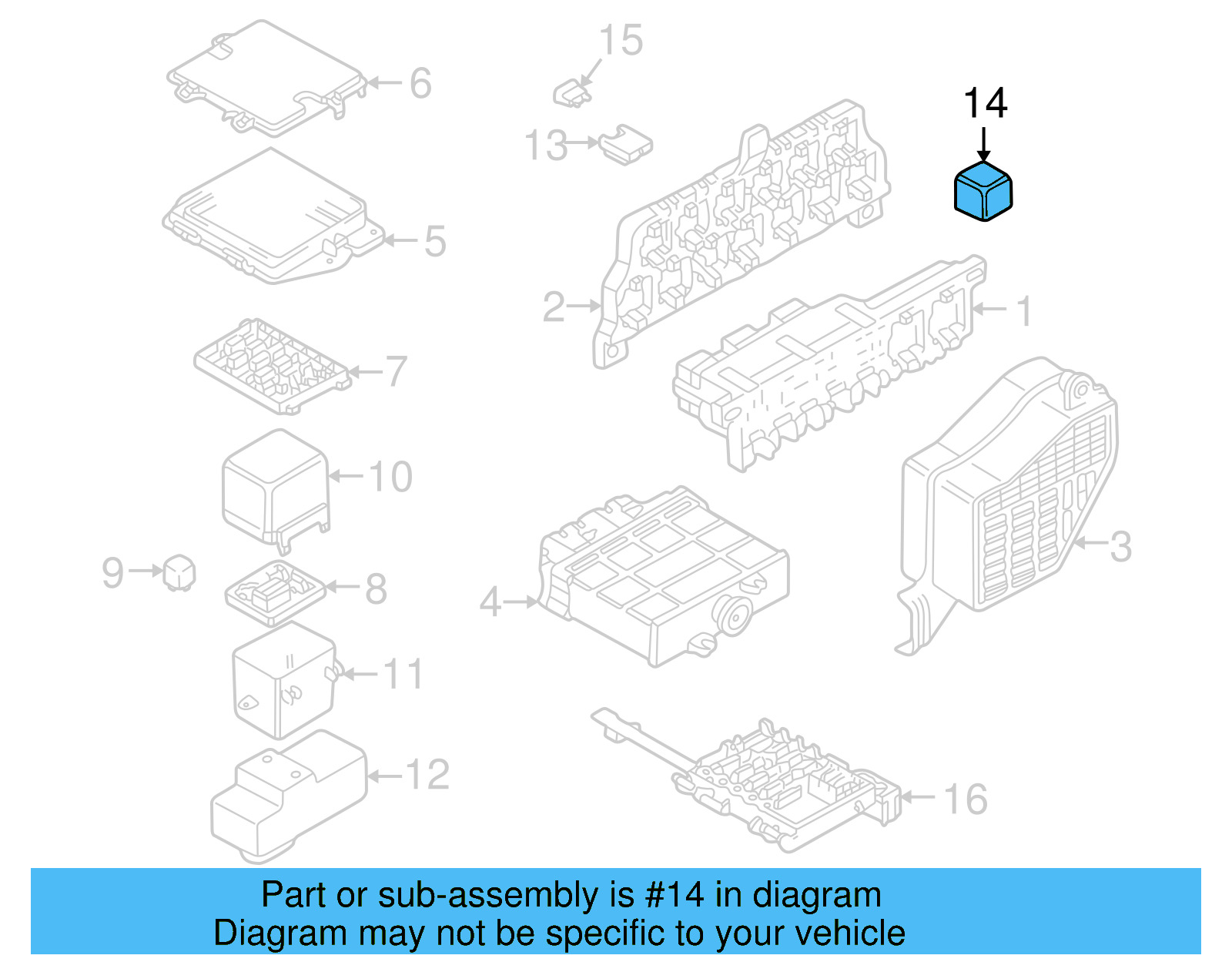 Fuel Pump Relay 1J0-906-383-C - View 7