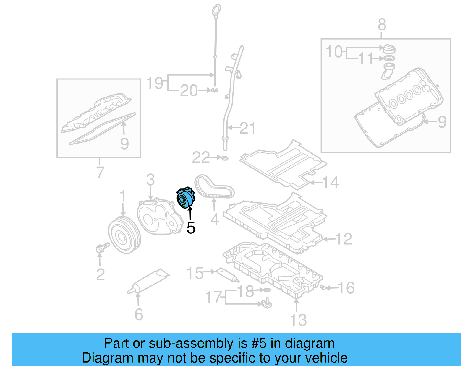 Tension Pulley 07D-109-243-A - View 5