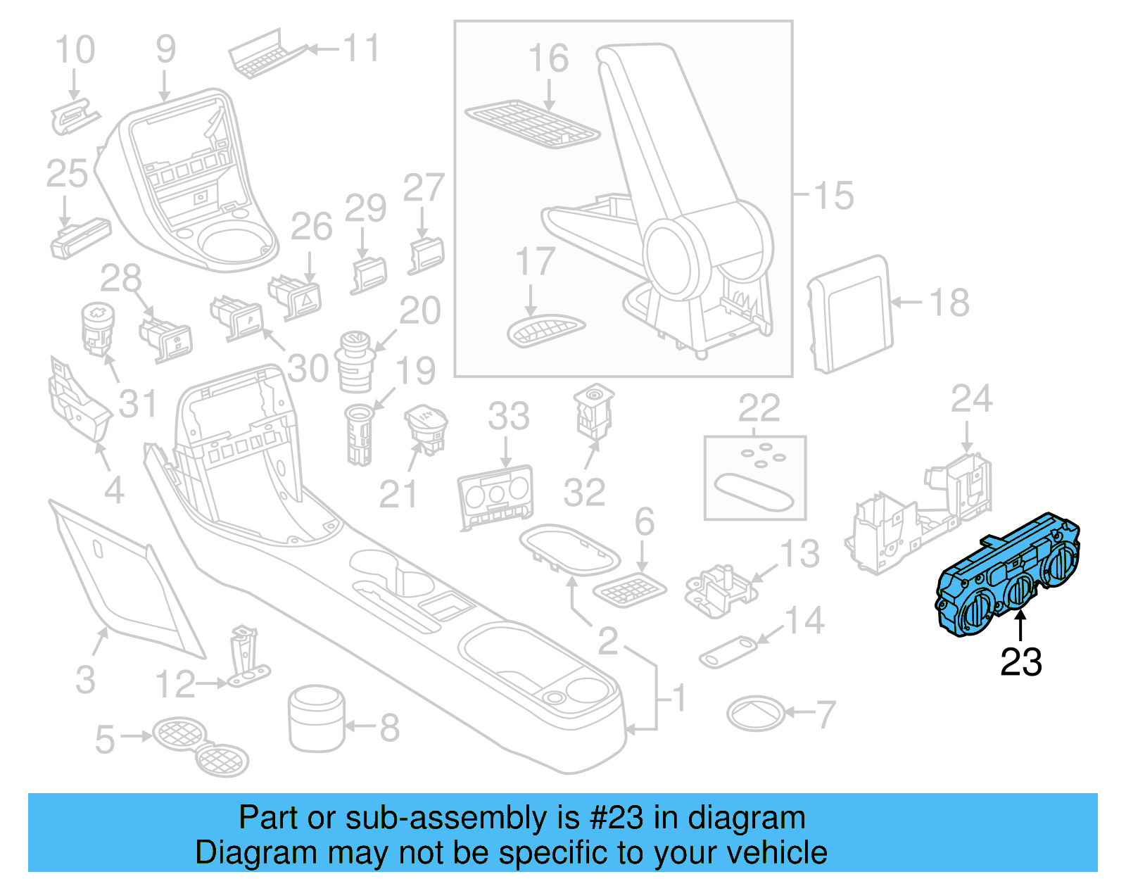 Dash Control Unit 5C0-907-044-AN-ZJU - View 6