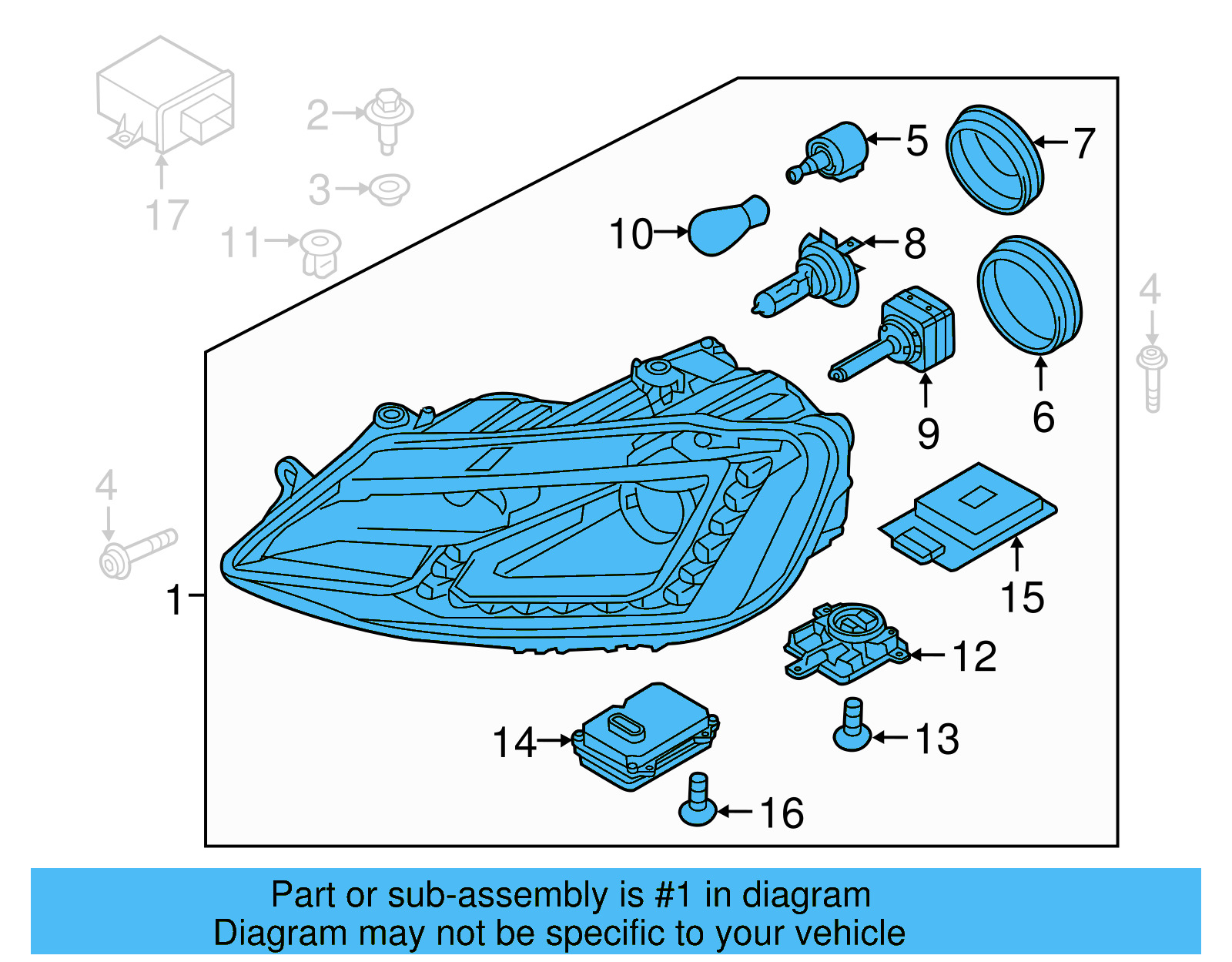 Composite Headlamp 5C7-941-751-D
