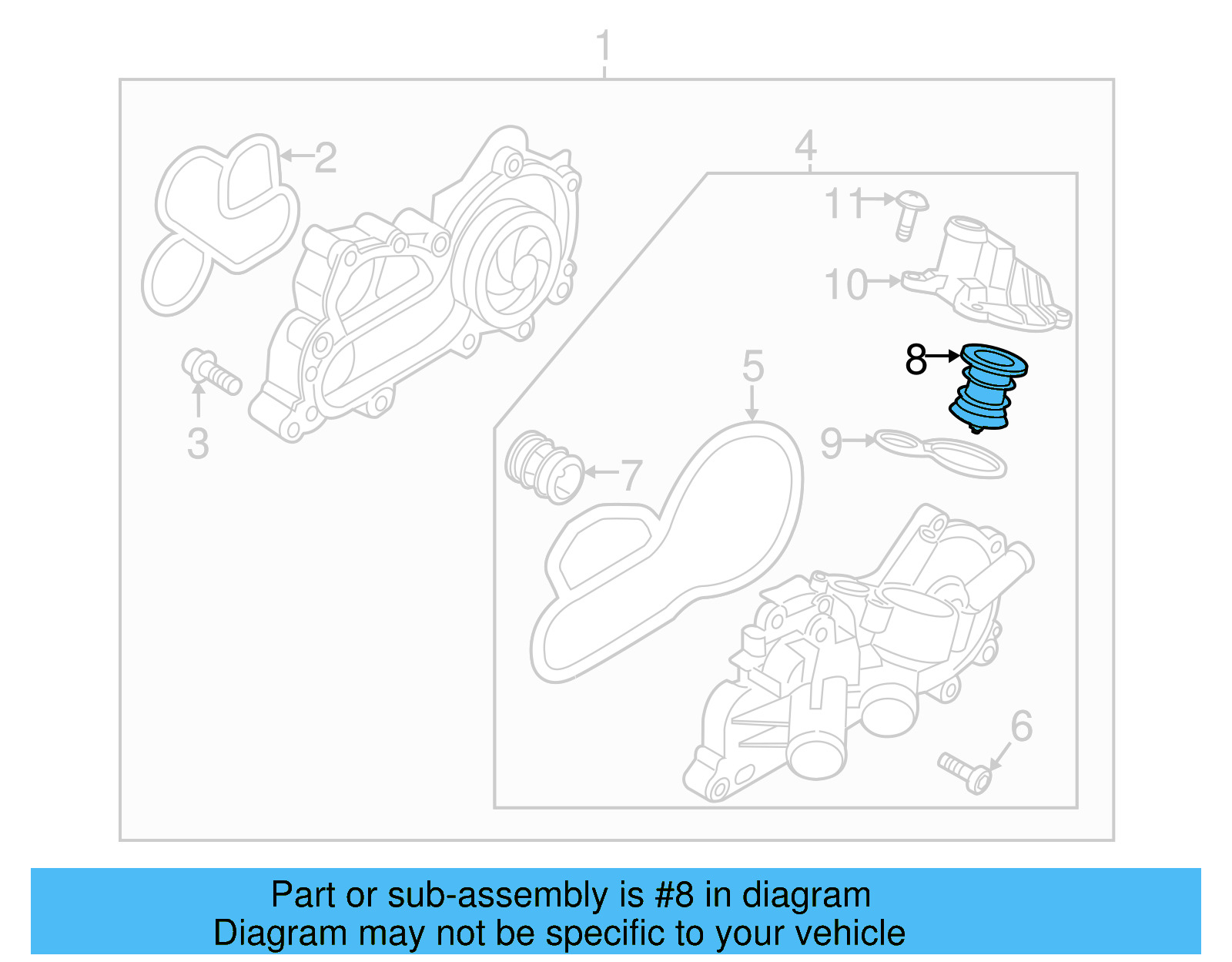 Thermostat 04E-121-113-G - View 11