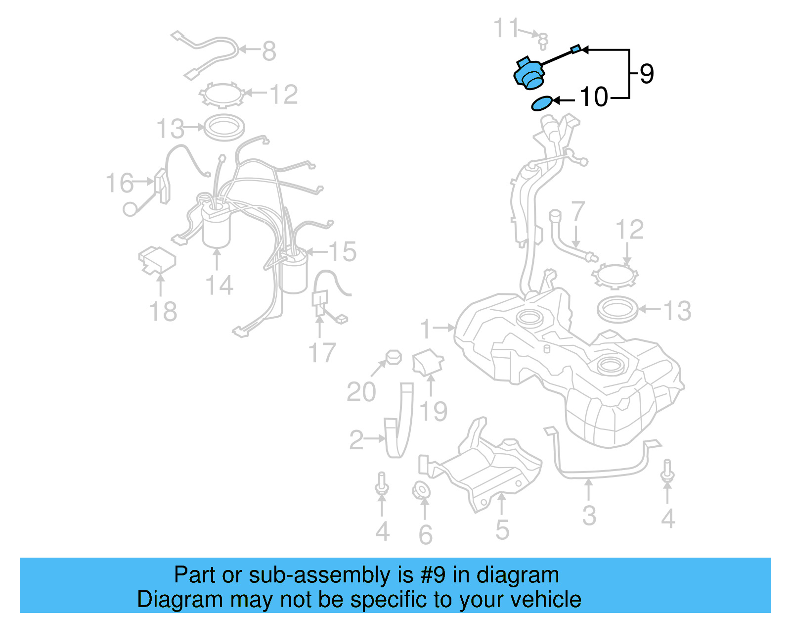 Fuel Cap 5N0-201-550-F - View 7