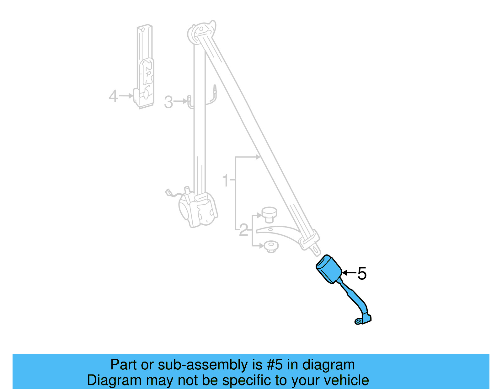 Buckle End 3C0-857-755-L-QVZ - View 3