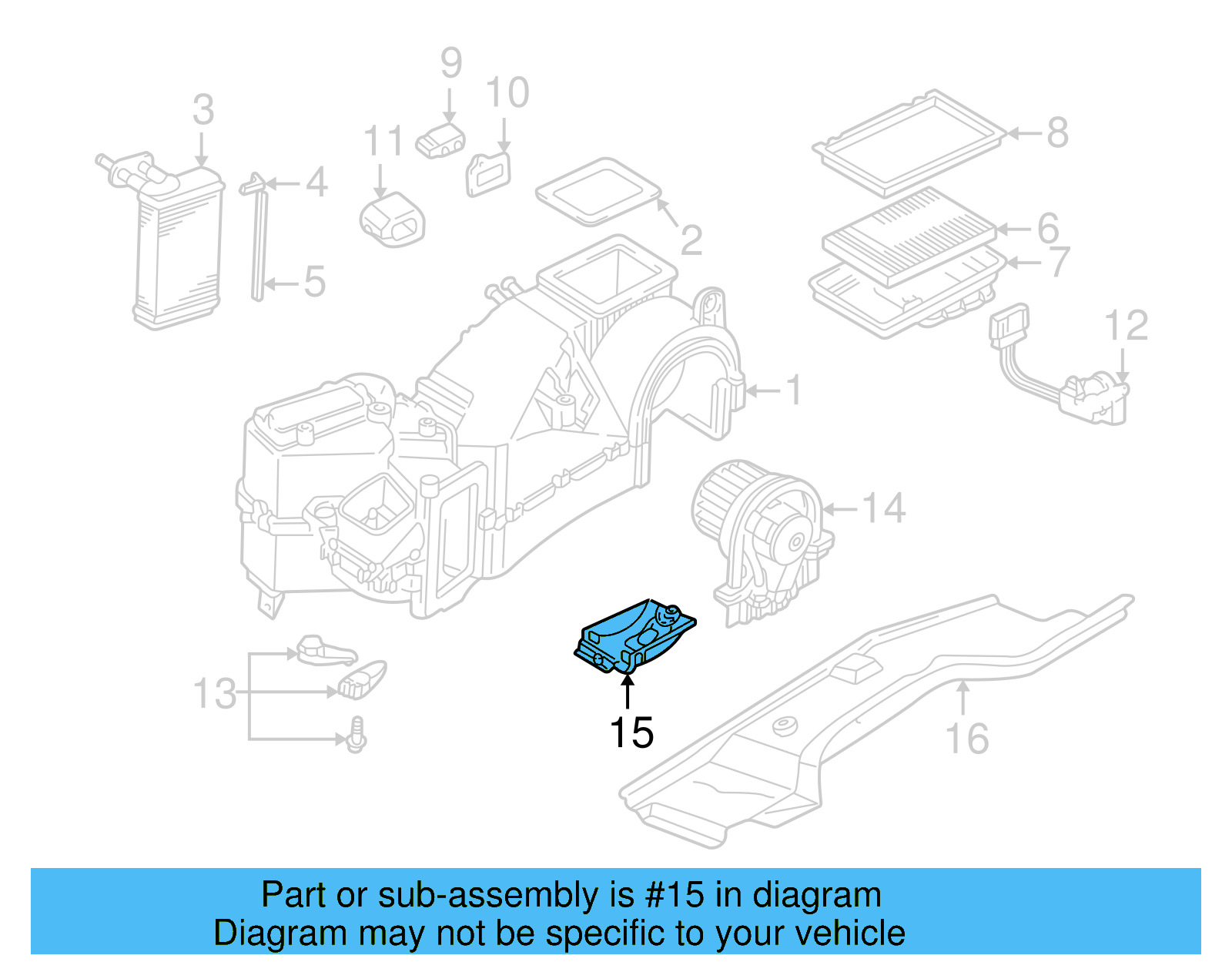 Blower Motor 1J0-819-022-A - View 4