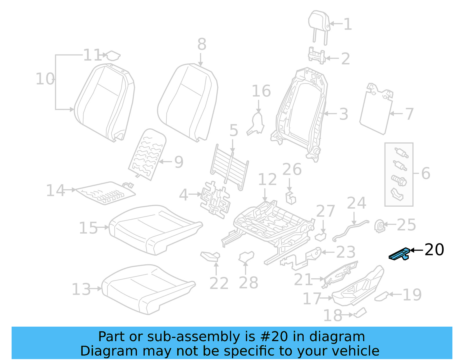 Height Adjuster 5NN-882-252-A-82V - View 8