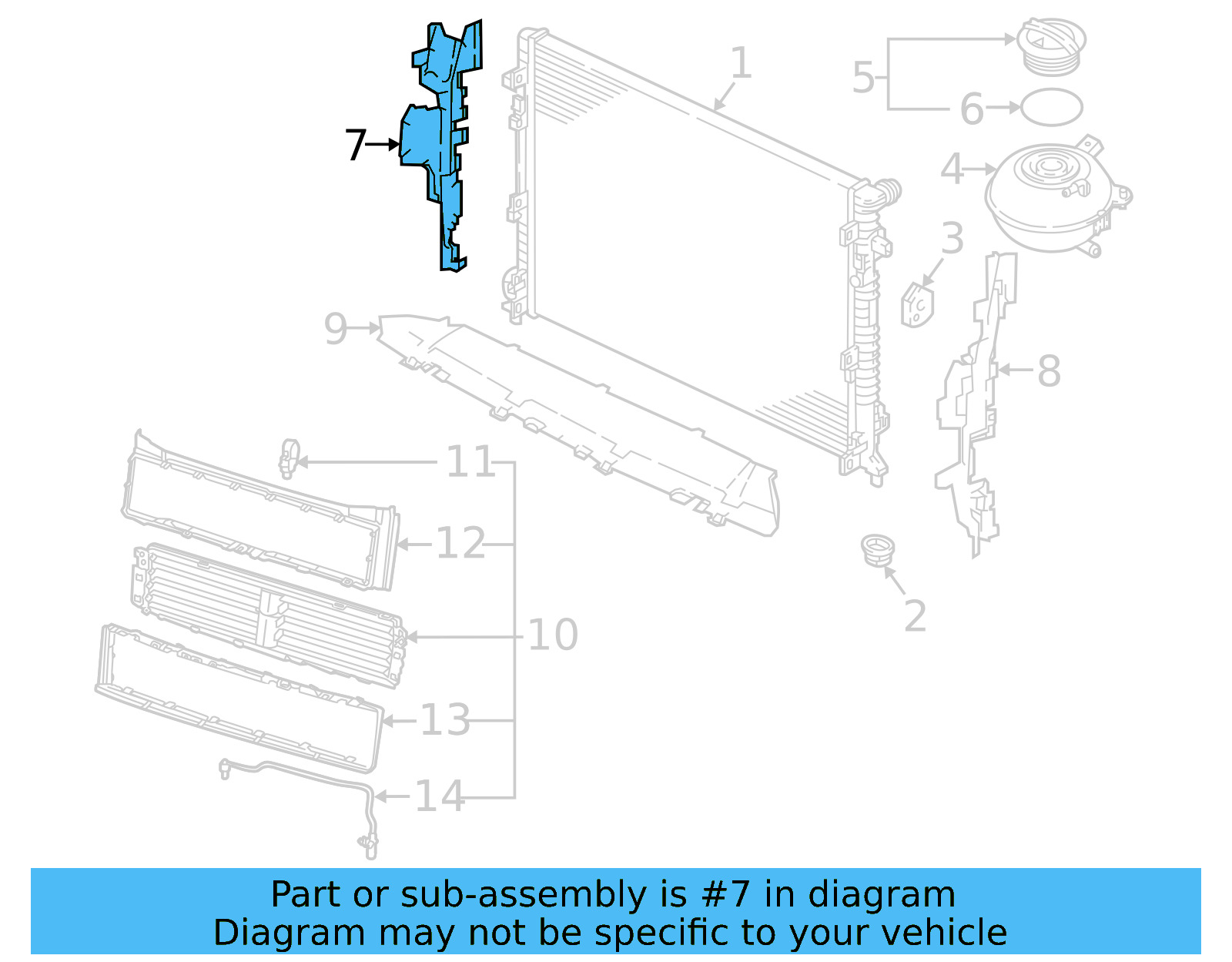 Side Baffle 3CM-121-284-A - View 3