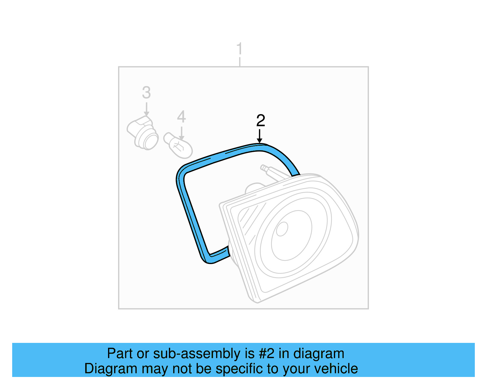 Tail Lamp Assembly Gasket 3C5-945-191-C - View 6