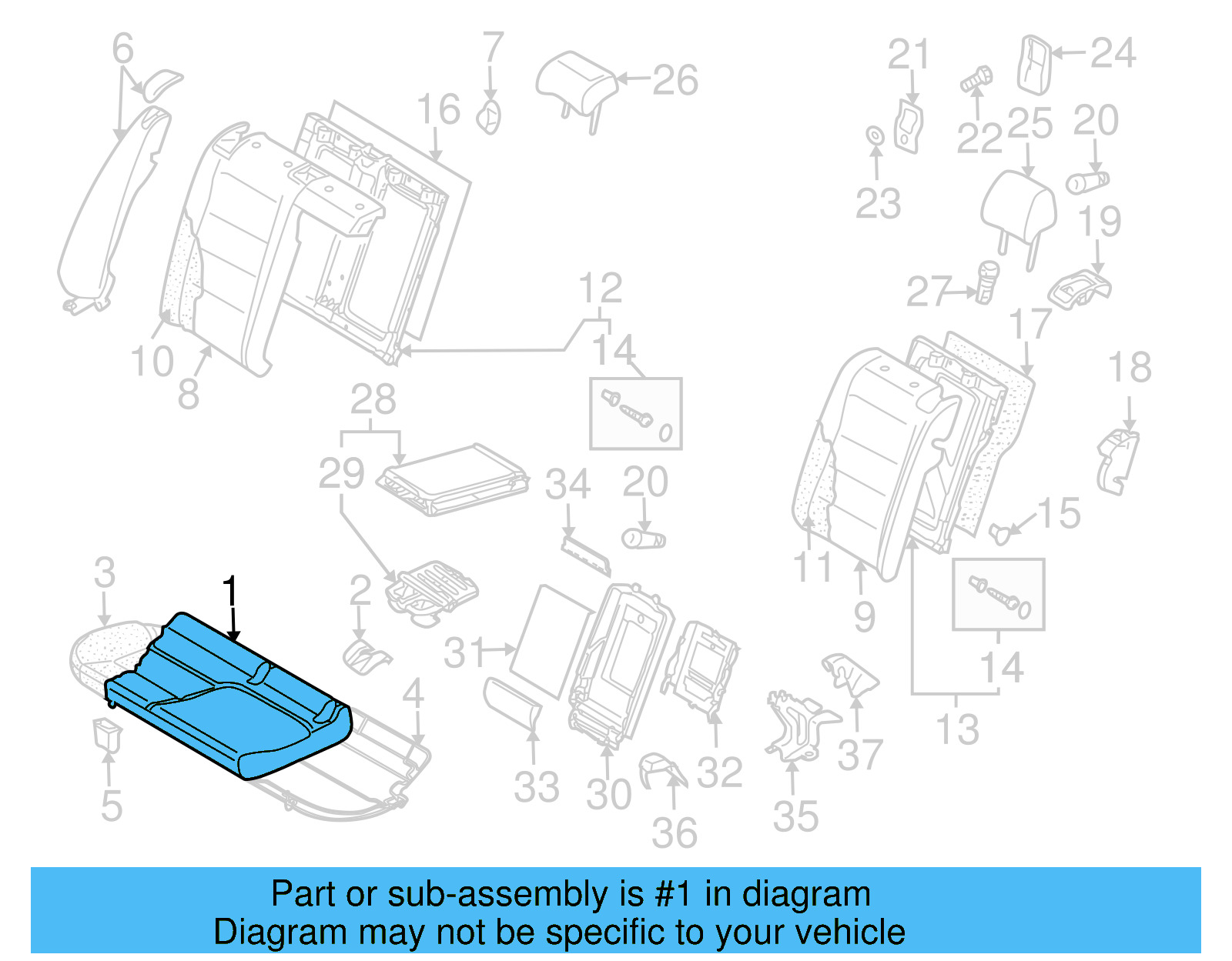 Seat Cover 1K5-885-405-AC-NVH - View 4