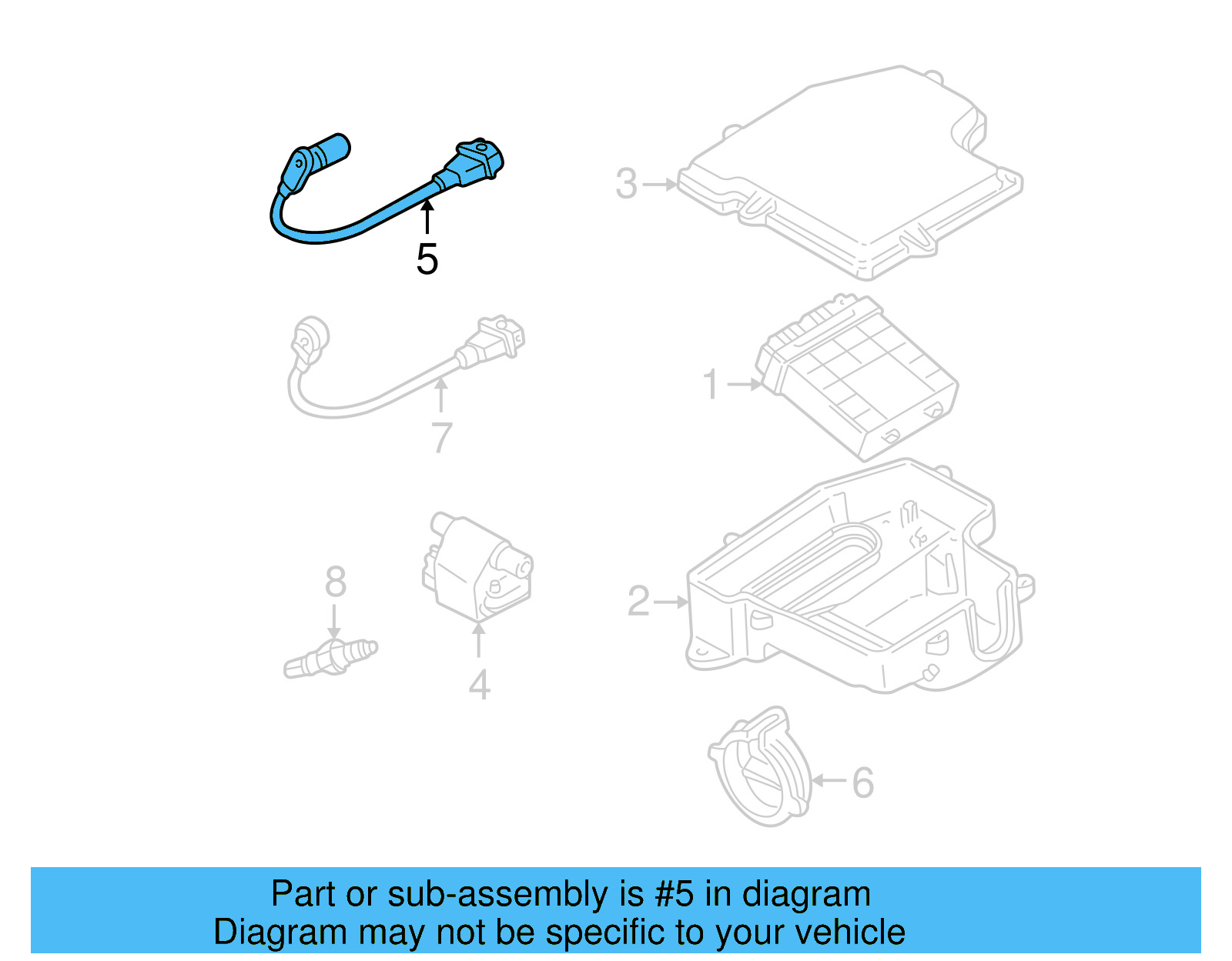 Knock Sensor 07D-905-376-F - View 4