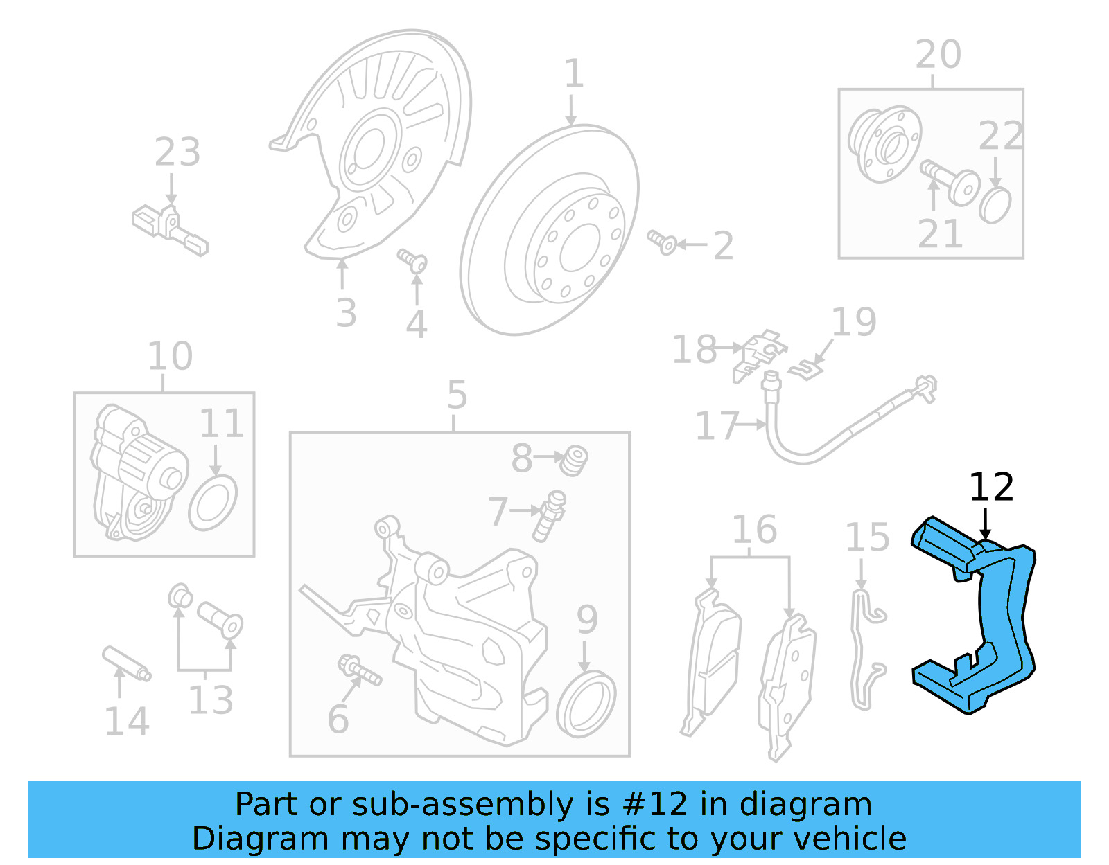 Caliper Mount 8V0-615-425-SL7 - View 19