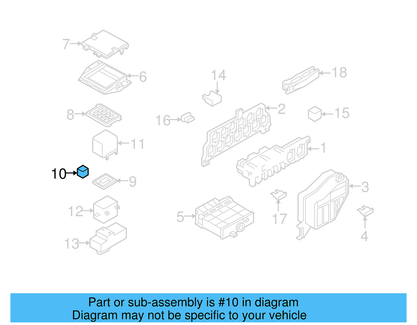 Accessory Power Relay 1J0-906-381-B - View 7