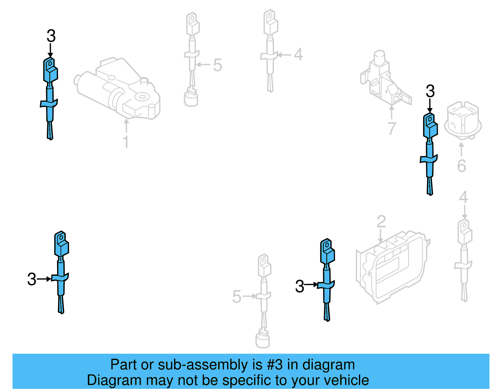 Position Sensor 1Q0-959-121-B - View 5
