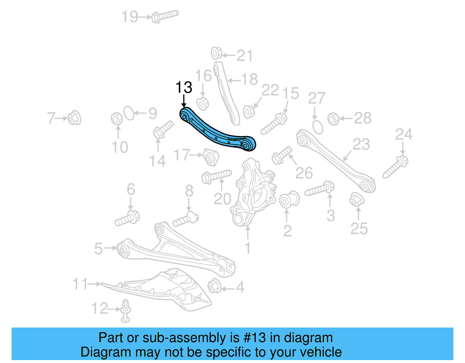 Ft Upper Control Arm 7L0-505-323-A - View 4
