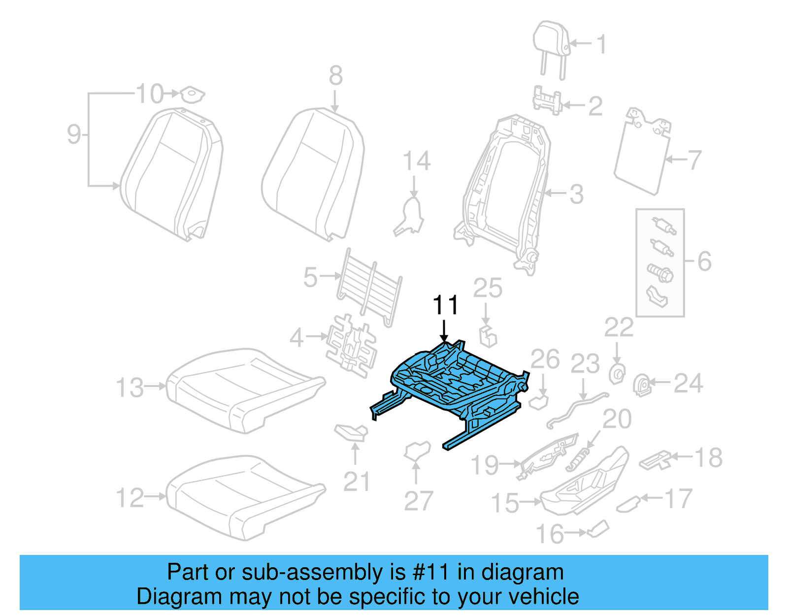 Cushion Frame 80A-881-105-G