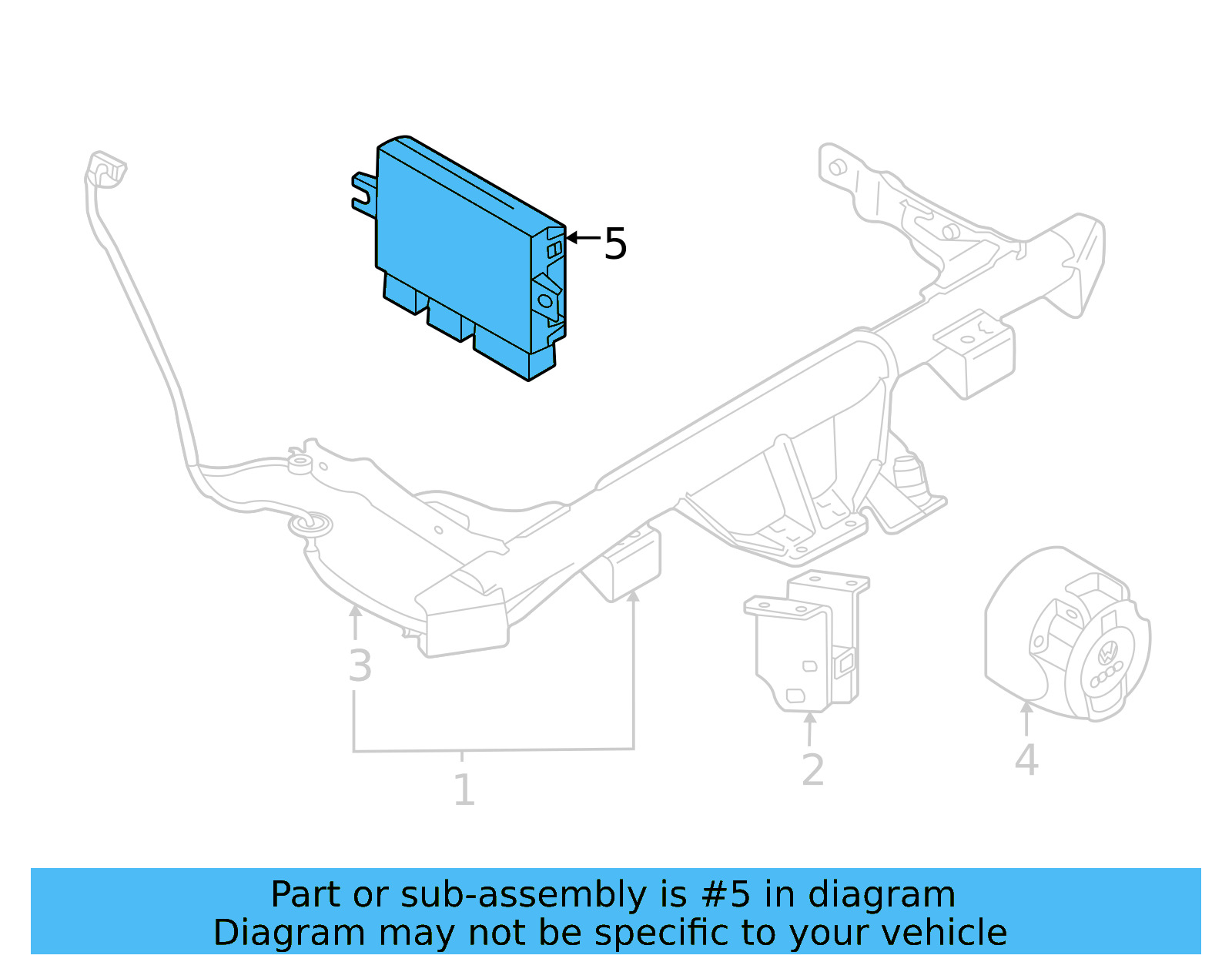 Control Module 5H2-907-383-A - View 4