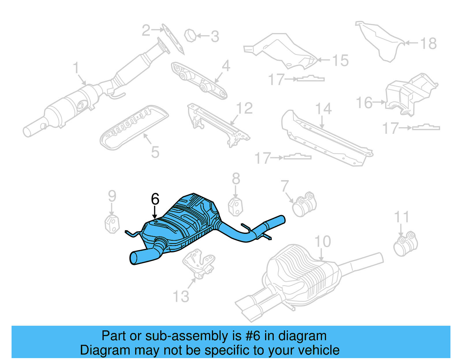 Muffler & Pipe 5C6-253-209-H - View 4