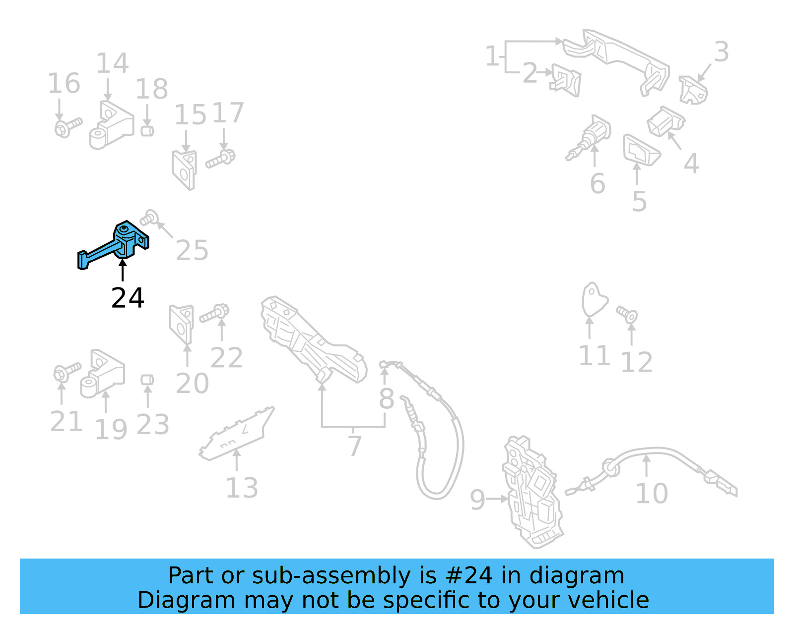 Door Check 17A-837-249-C - View 2