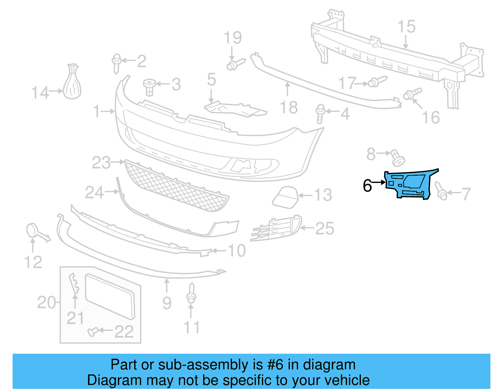 Side Support 5K0-807-261 - View 6