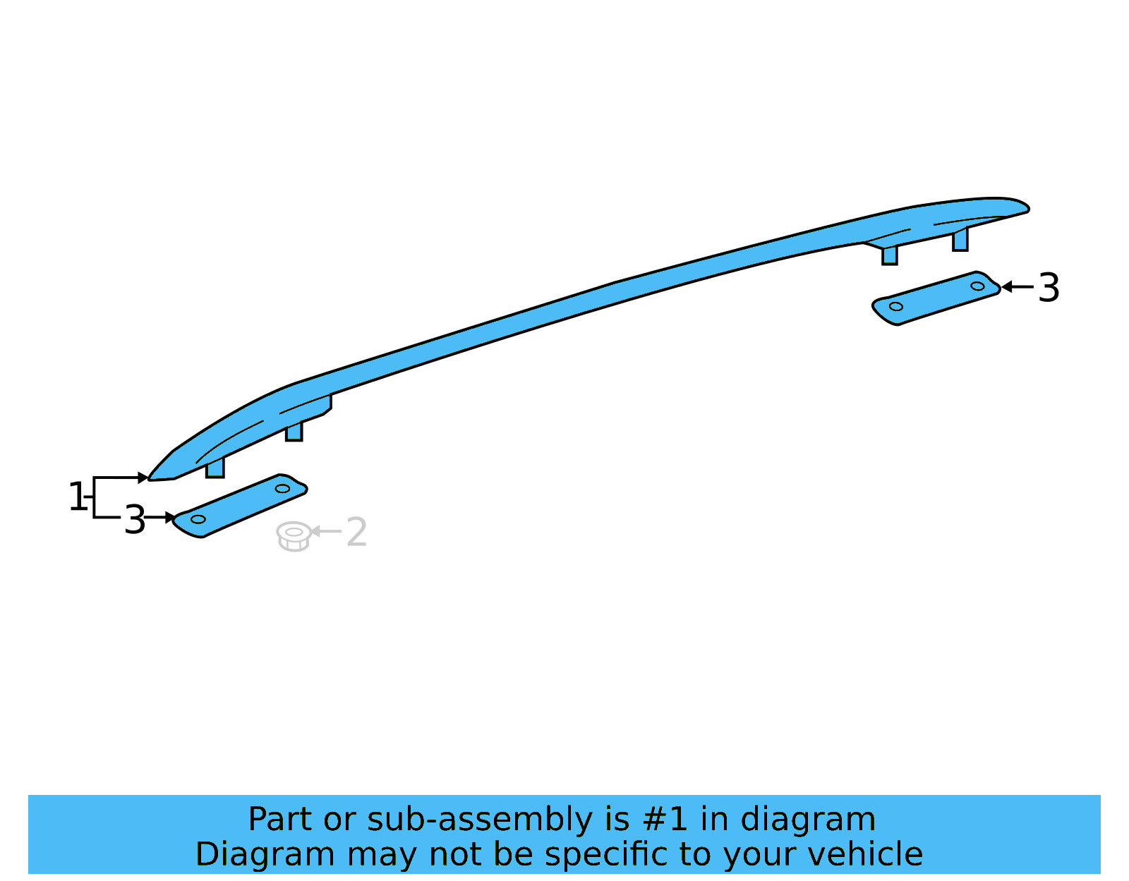 Rail 5NL-860-044-A-UBN