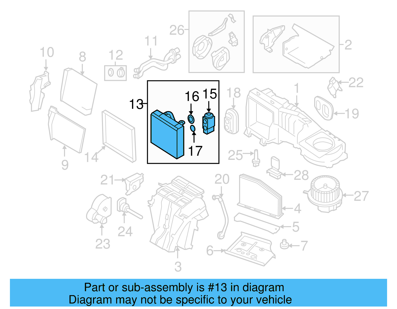 Evaporator Core 1K1-820-103-J - View 10