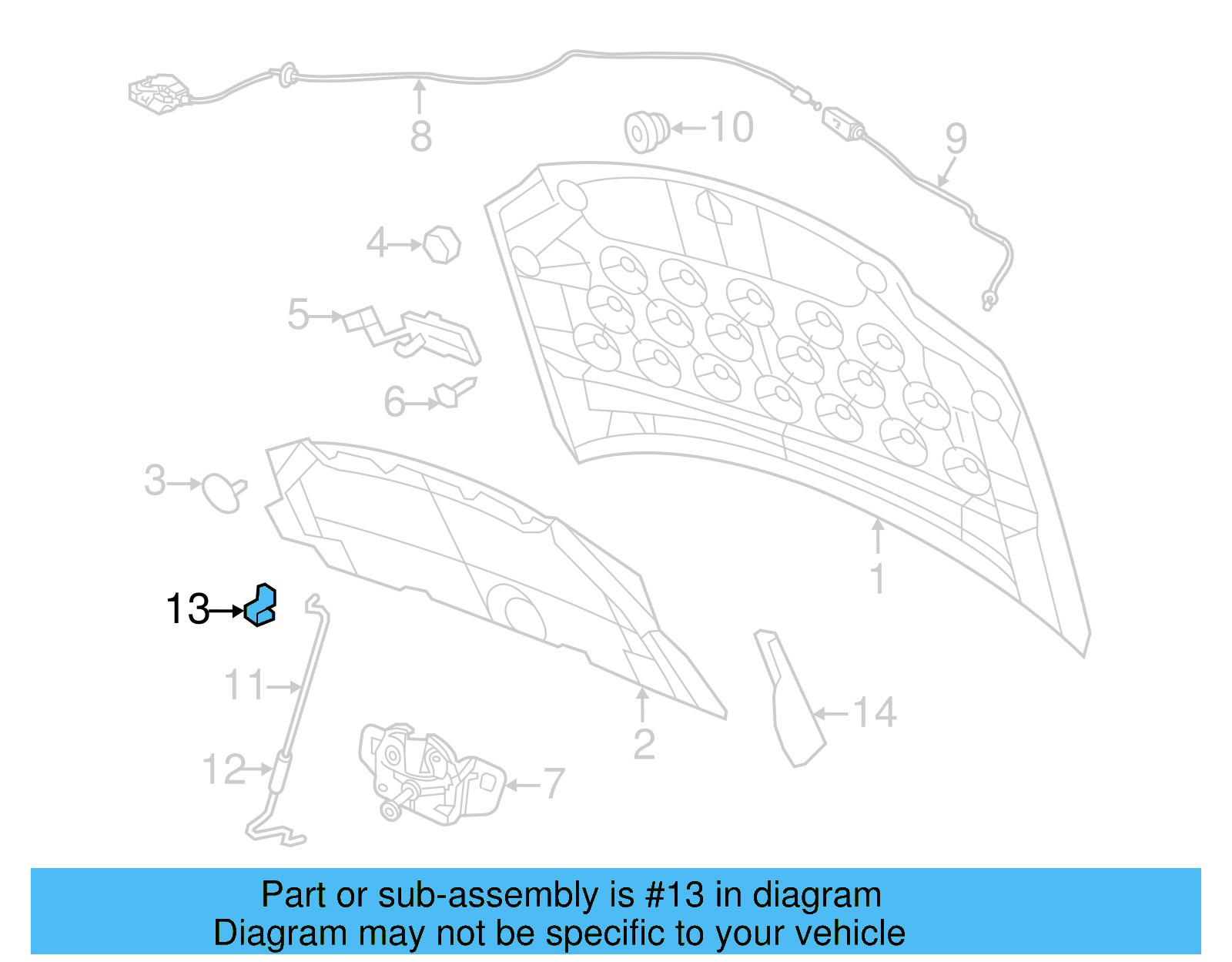 Support Rod Bushing 7B0-823-396 - View 4