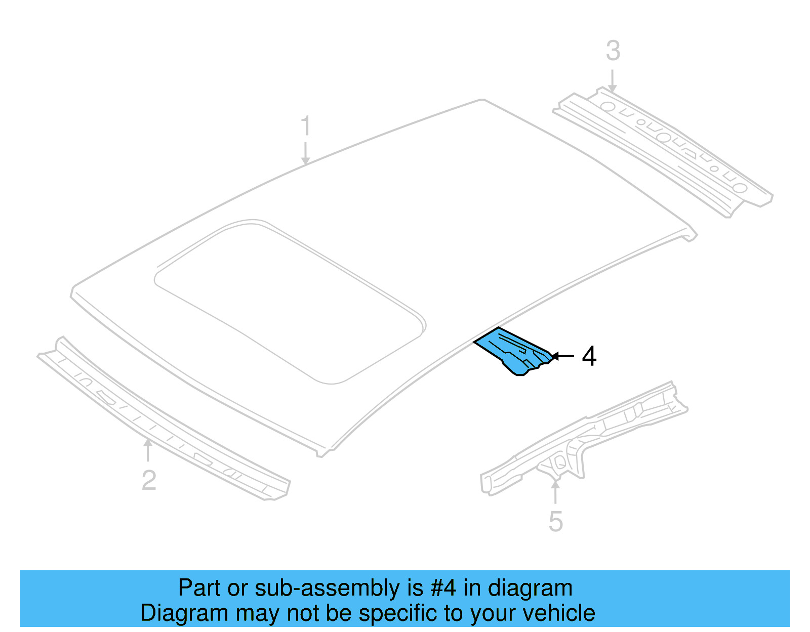 Roof Bow 1K6-817-119