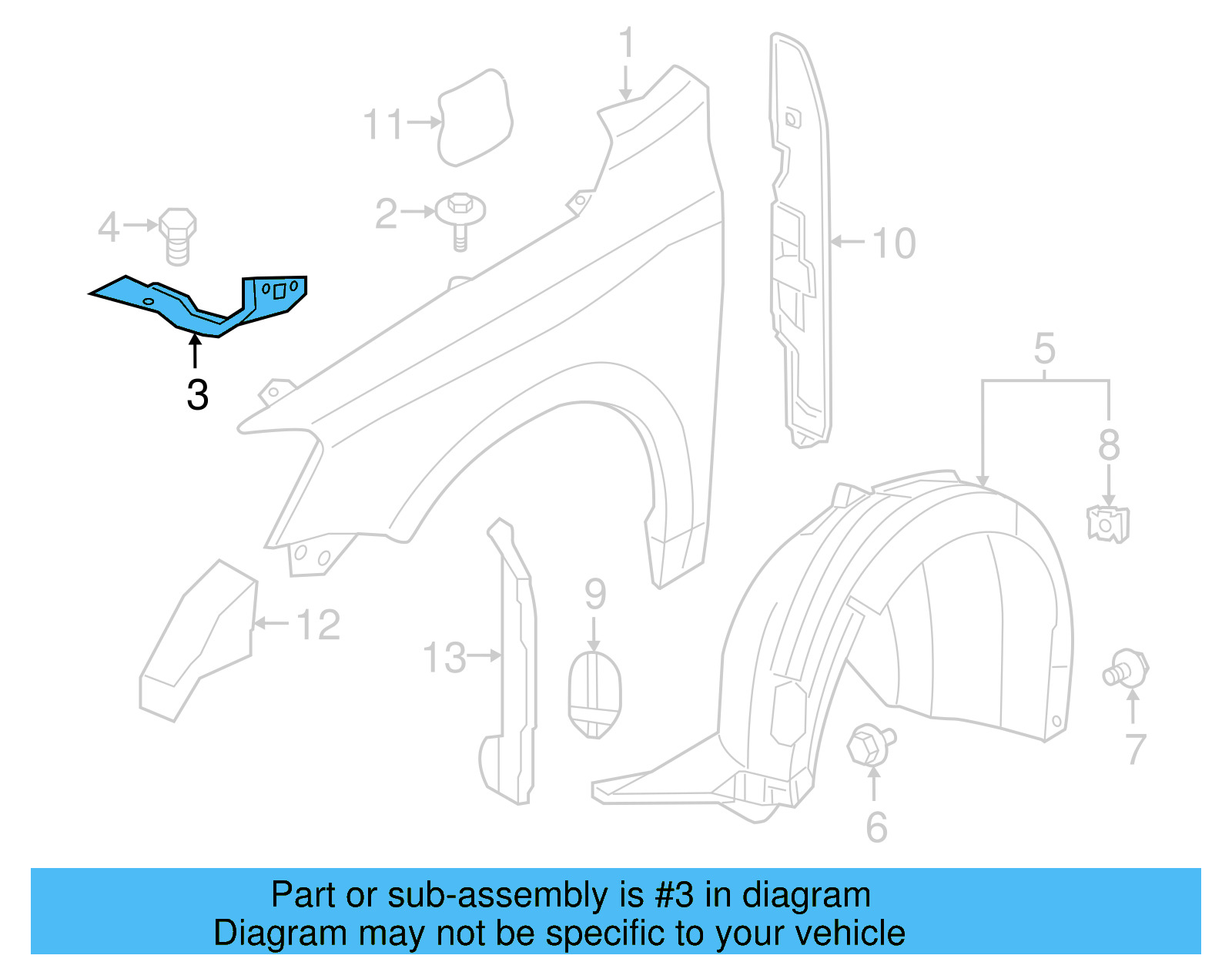 Front Brace 5C6-821-135 - View 13