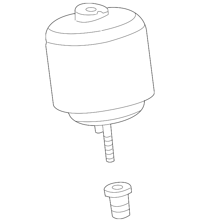 Motor Mount 3D0-199-381-N - View 3