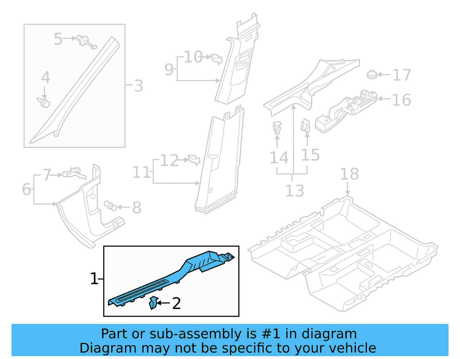Scuff Plate 5NN-853-370-R-ESN - View 4