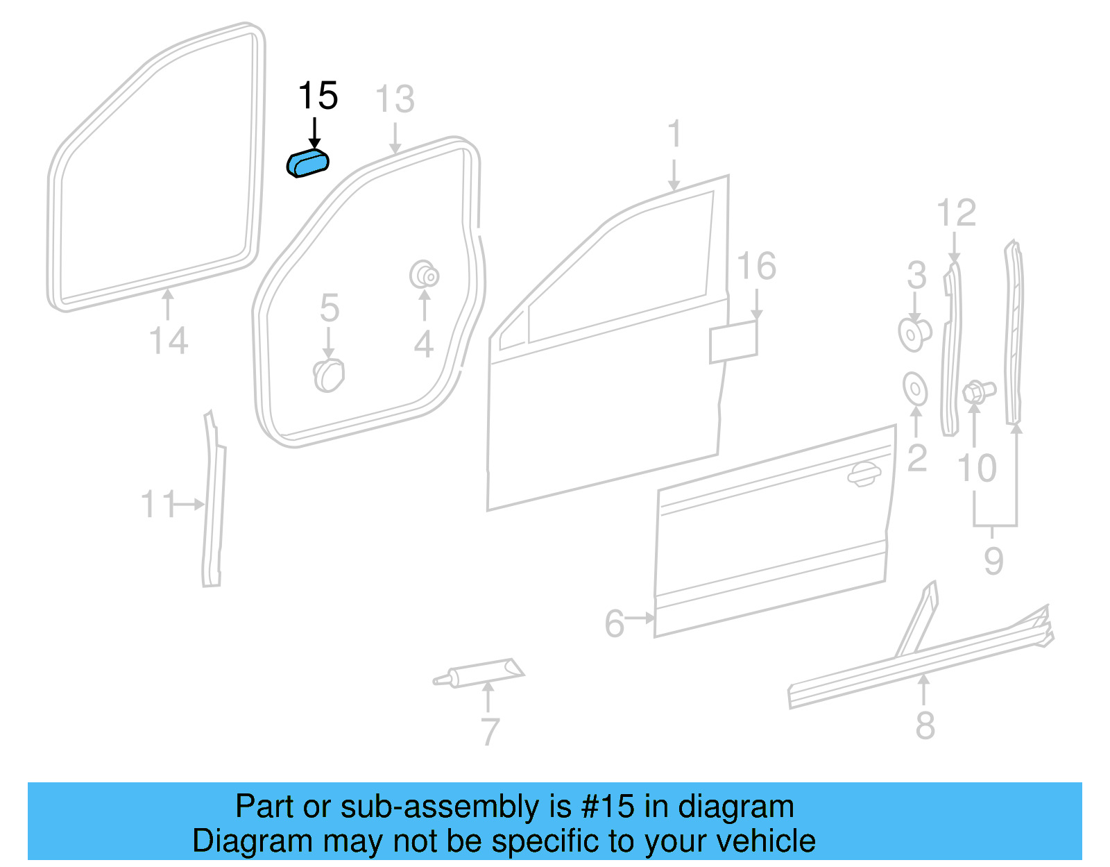 Seal Strip 6X0-837-923 - View 7