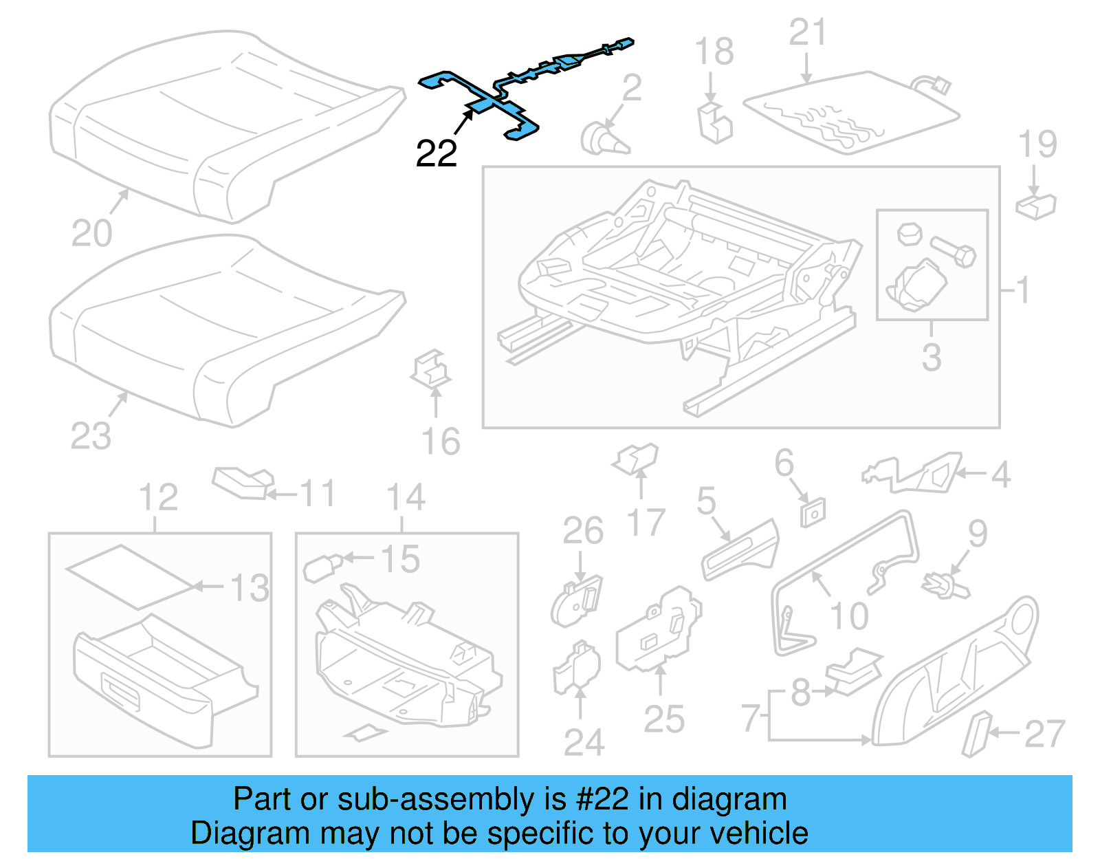 Occupant Sensor 5G6963553 - View 12