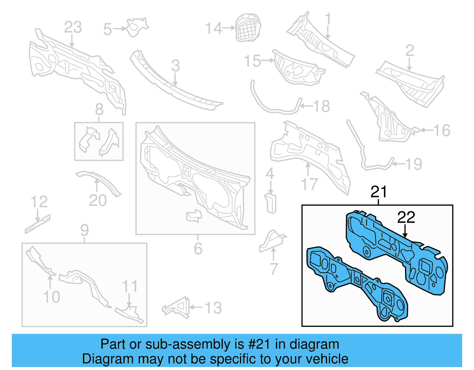 Insulator Kit 7P0-864-895-B - View 9
