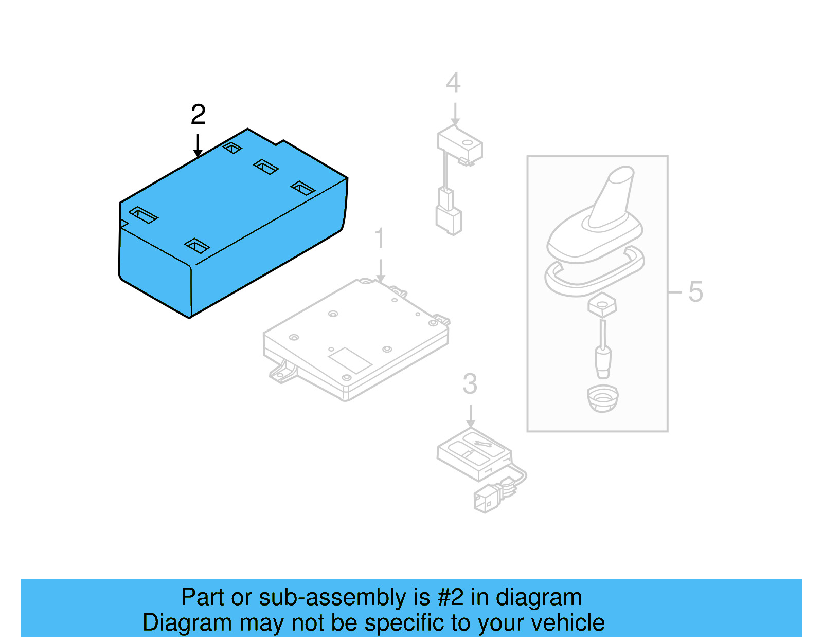 Module Mount Bracket 1K0-919-737-M - View 3