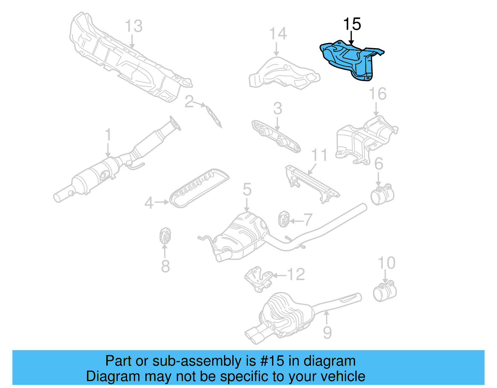 Heat Shield 1K5-825-721-C - View 11