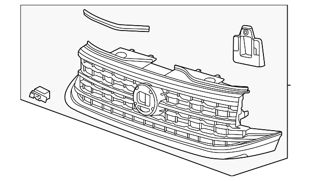 Grille Assembly 3CM-853-651-R-BUS - View 2