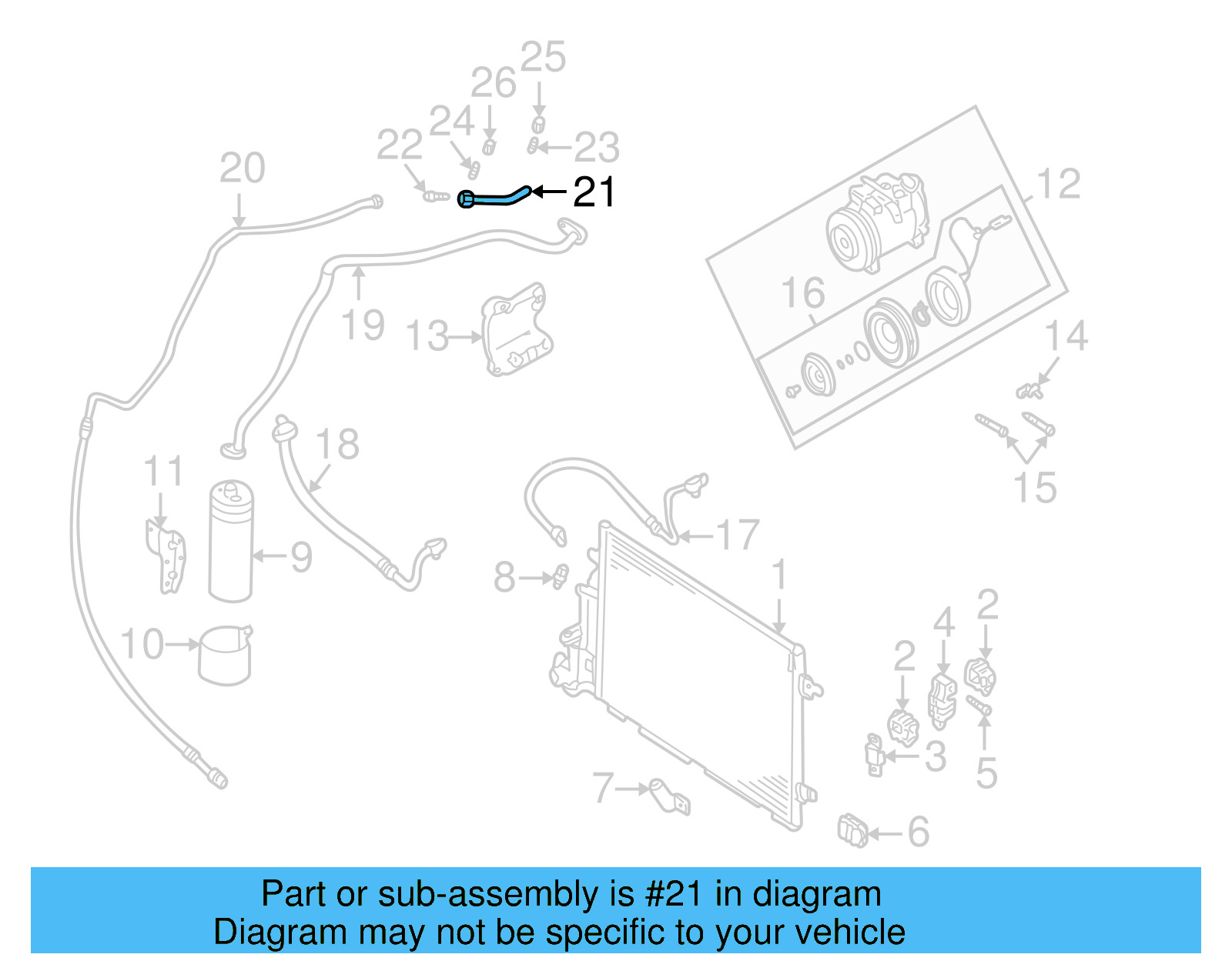 AC Tube 3B1-260-709-A - View 4