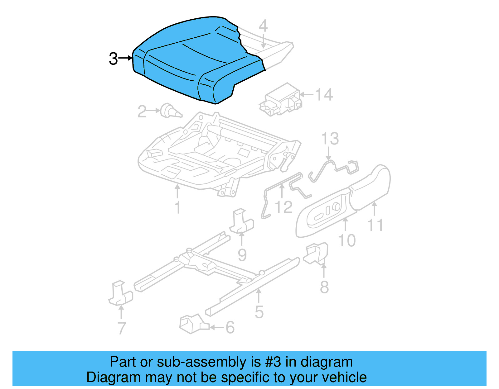 Seat Cover 3C0-881-406-BS-VBY - View 5