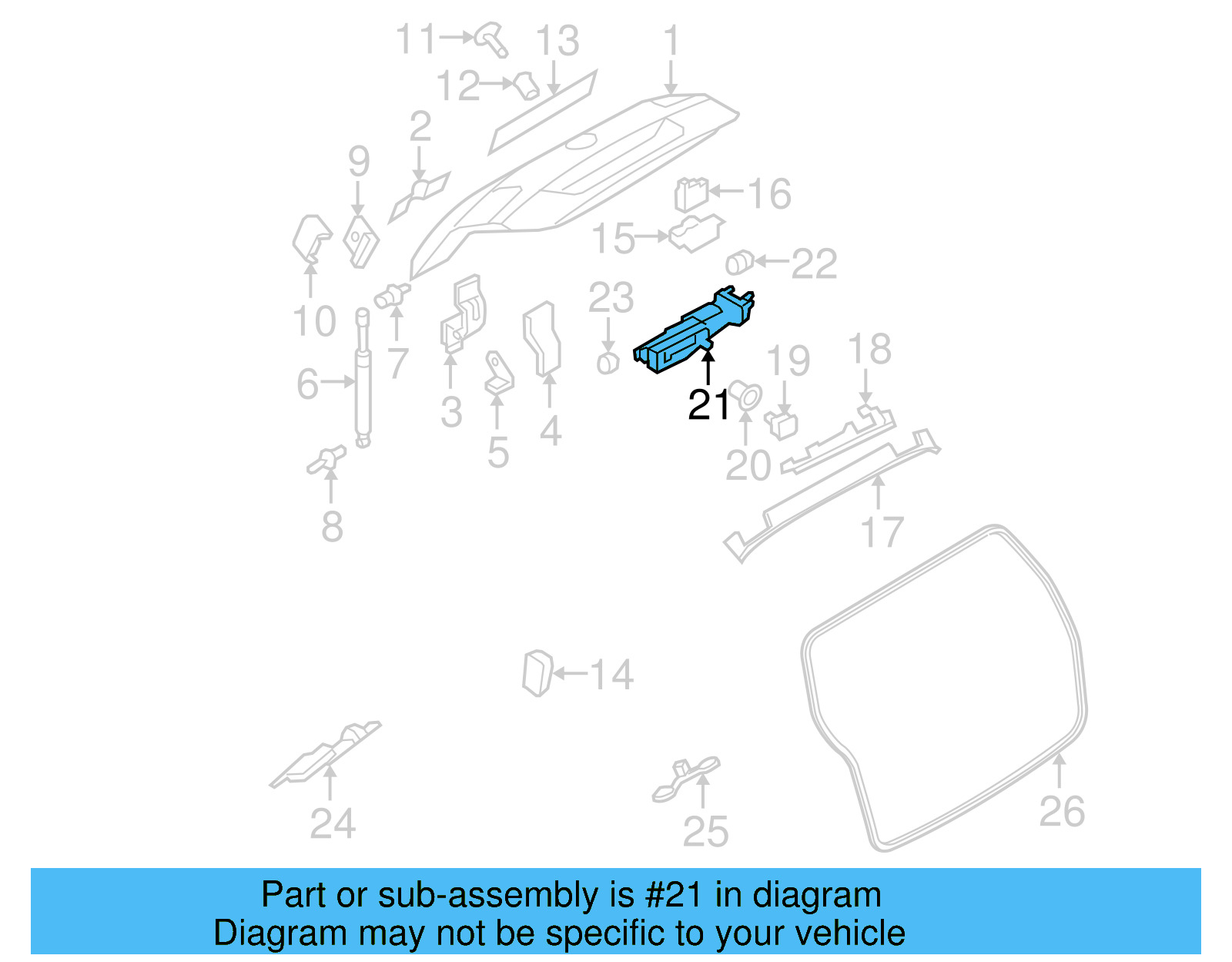 Opener Assembly 3C9-827-383-E - View 6