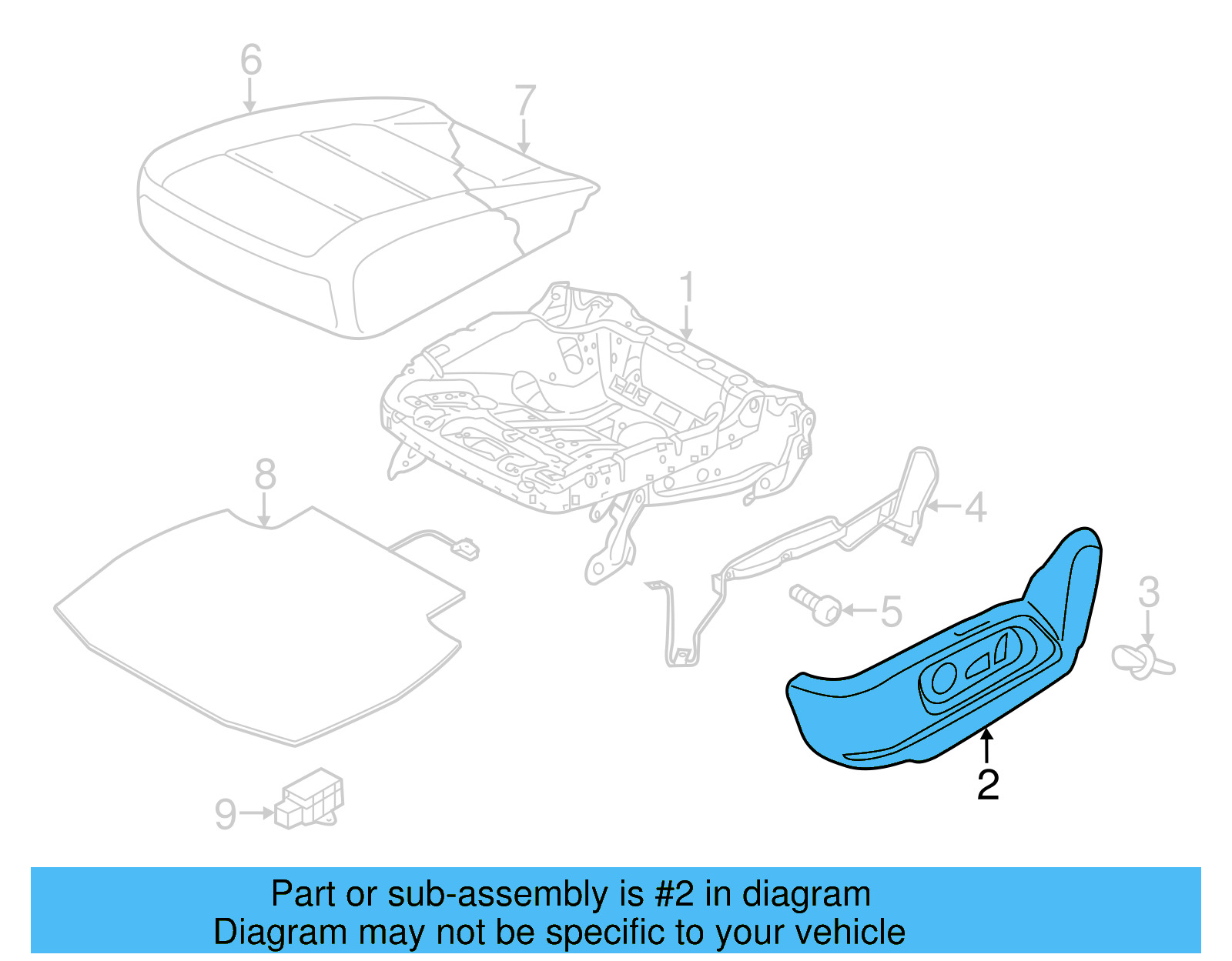 Side Cover 5N0-881-313-G-82V - View 3