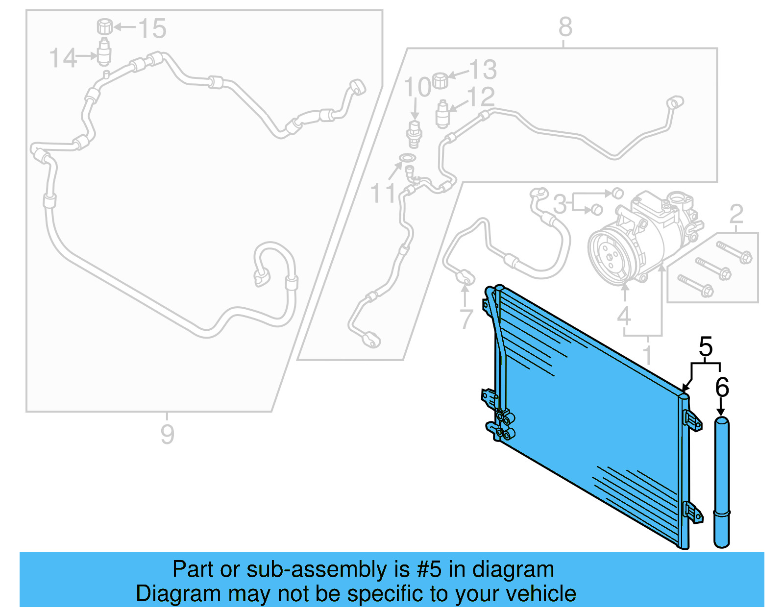 A/C Condenser 561-820-411-C