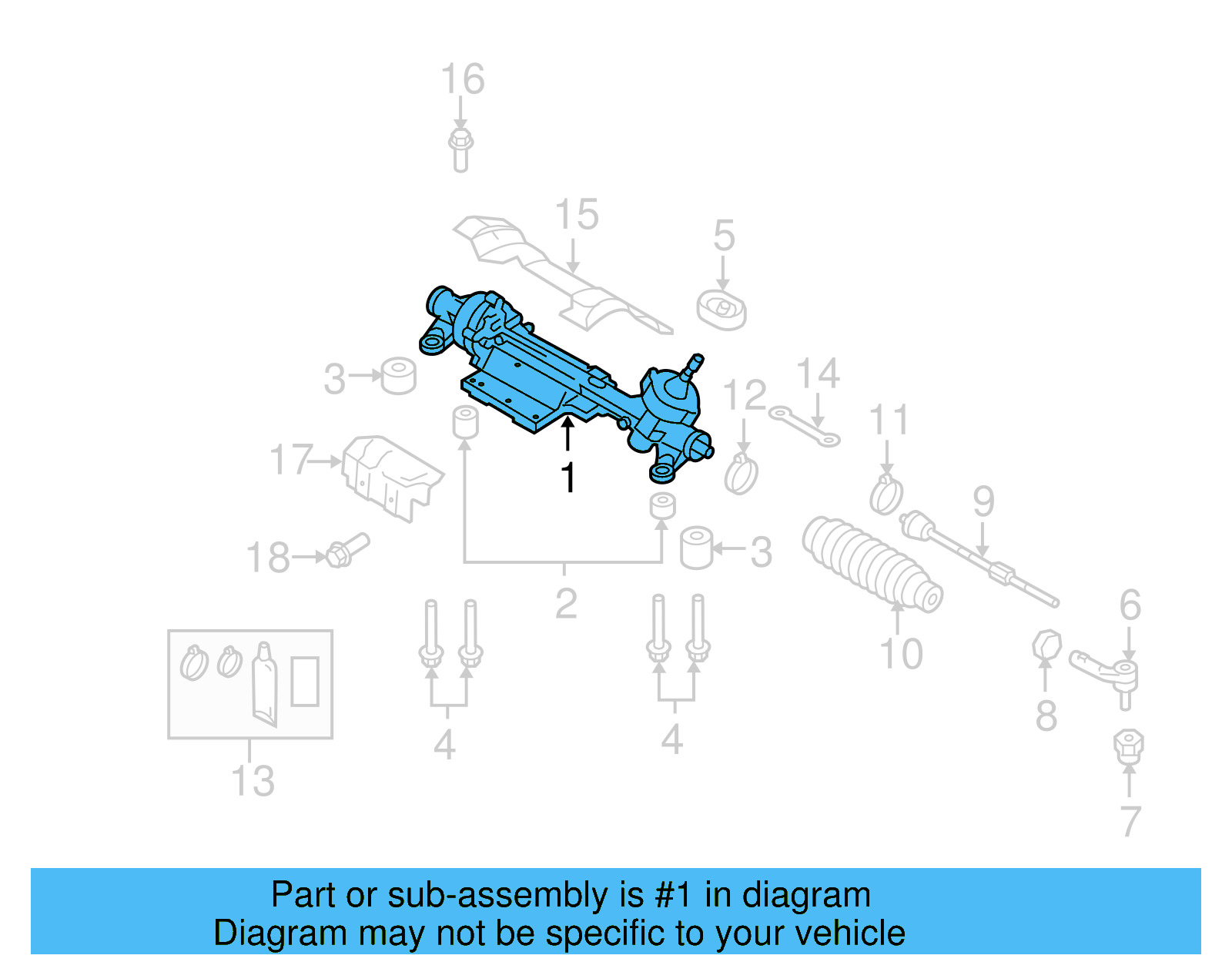 Gear Assembly 3AB-423-061-MX - View 5
