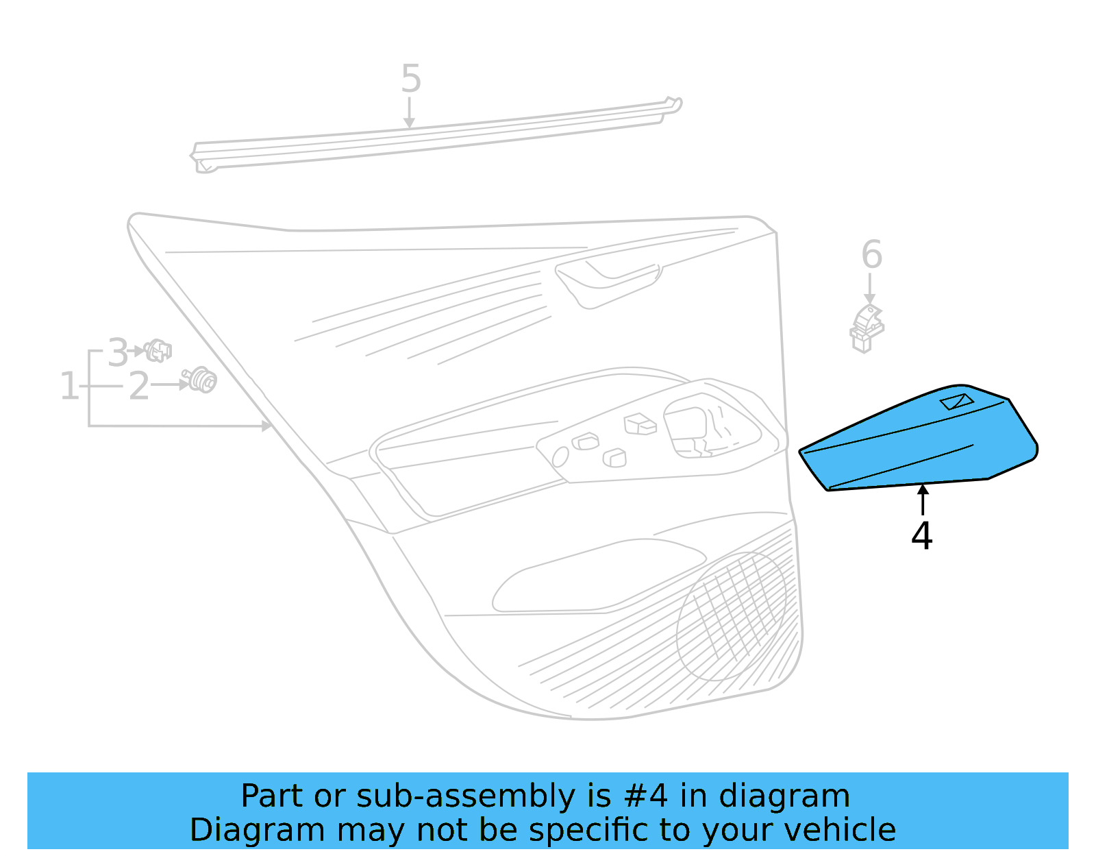 Armrest 10A-867-228-B-041 - View 2