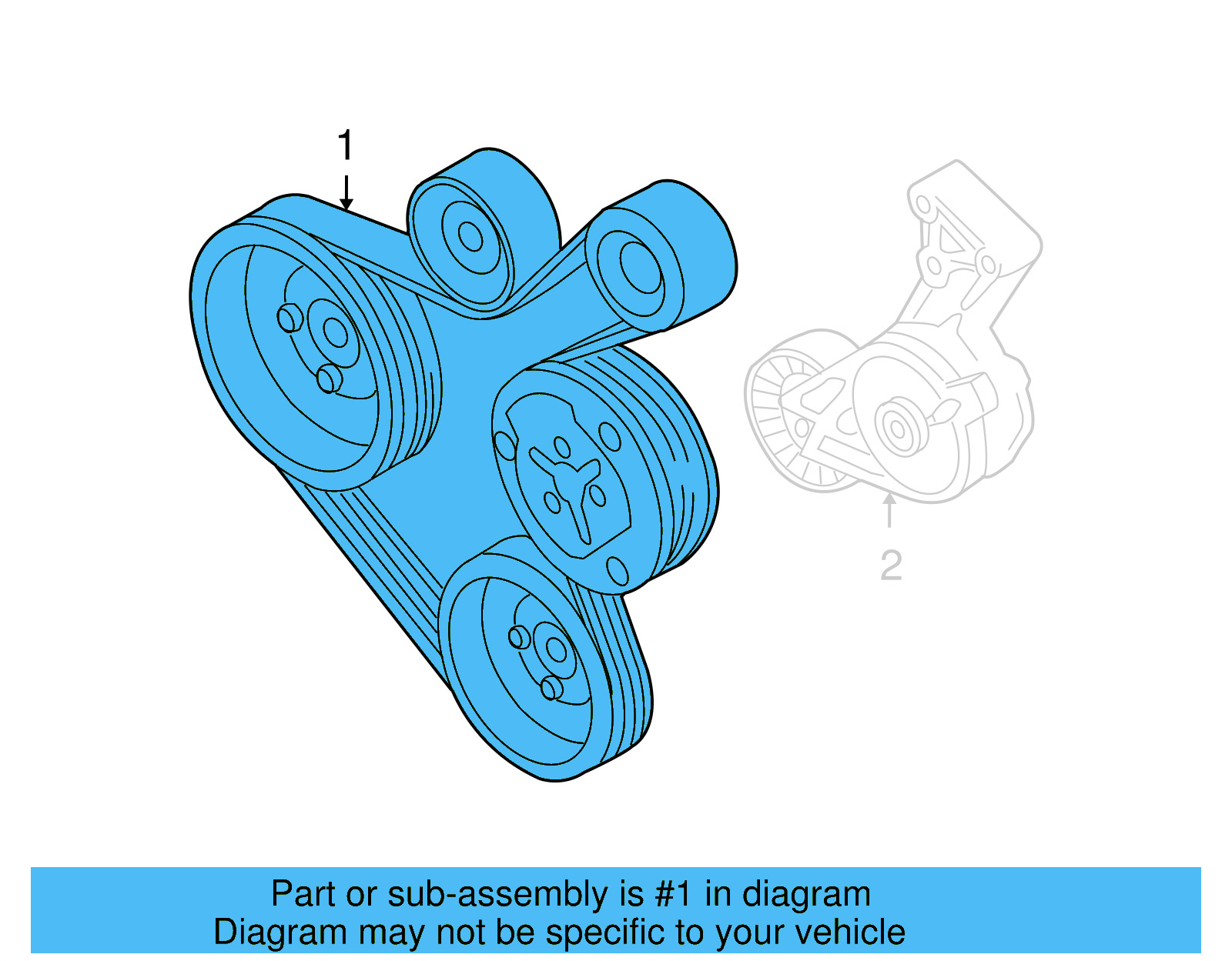 Serpentine Belt 06A-260-849-B - View 11