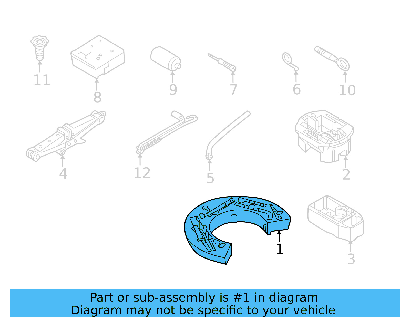 Tool Compartment 5GM-012-115-L - View 4