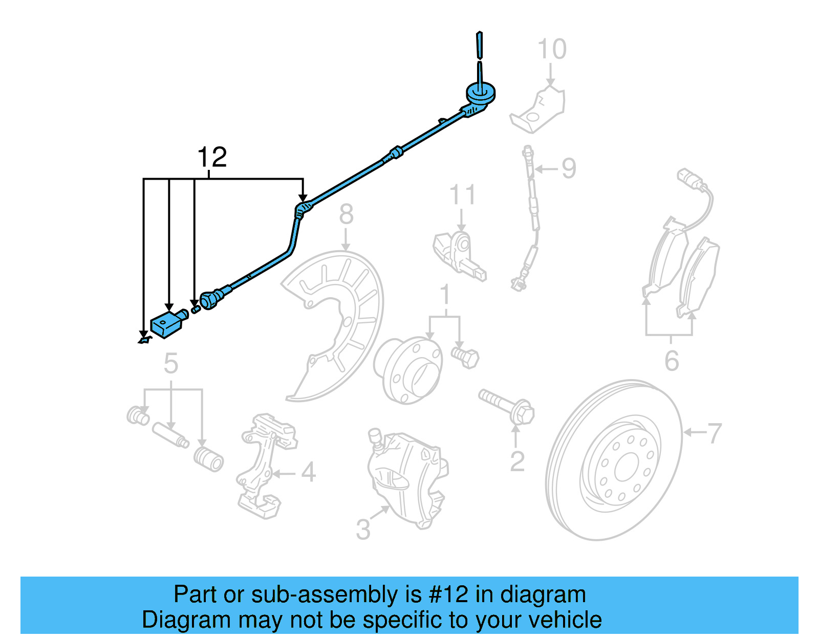 ABS Wheel Speed Sensor Wiring Harness 1K0-927-903-J - View 8