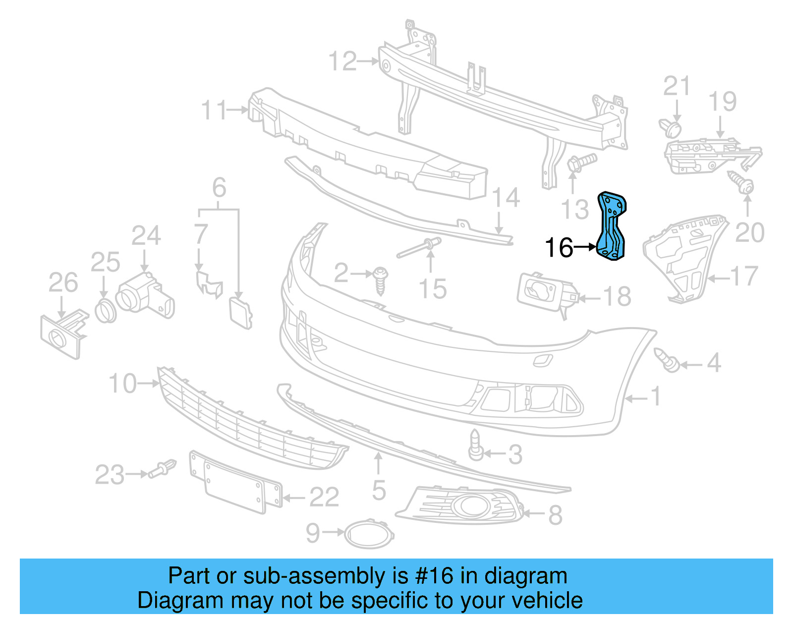 Retainer Plate 1Q0-825-199 - View 6
